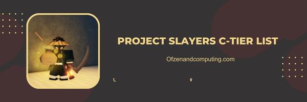 Project Slayers C-Tier List 2025: Promising Upstarts