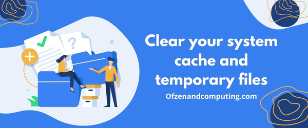 Clear Your System Cache and Temporary Files - Fix Travis Rilea Error Code in MW2