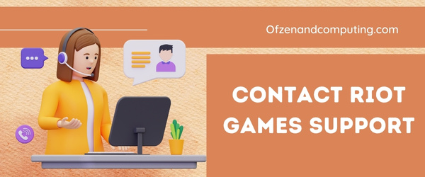 Contact Riot Games Support - Fix Valorant Error Code 59