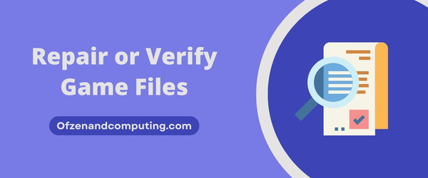 Repair or Verify Game Files - Fix COD: Modern Warfare 2 Error Code 0x887a0005