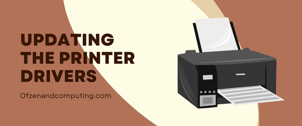 Updating the Printer Drivers - Fix Epson Error Code 0x97