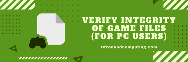 Verify the Integrity of Game Files - Fix Warhammer 40K: Darktide Error Code 2007
