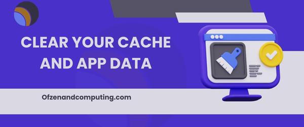 Clear Your Cache And App Data - Fix Spotify Error Code Auth 73