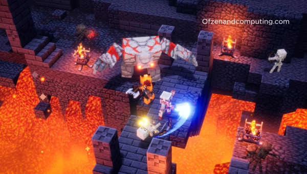 What does Minecraft Dungeons do?