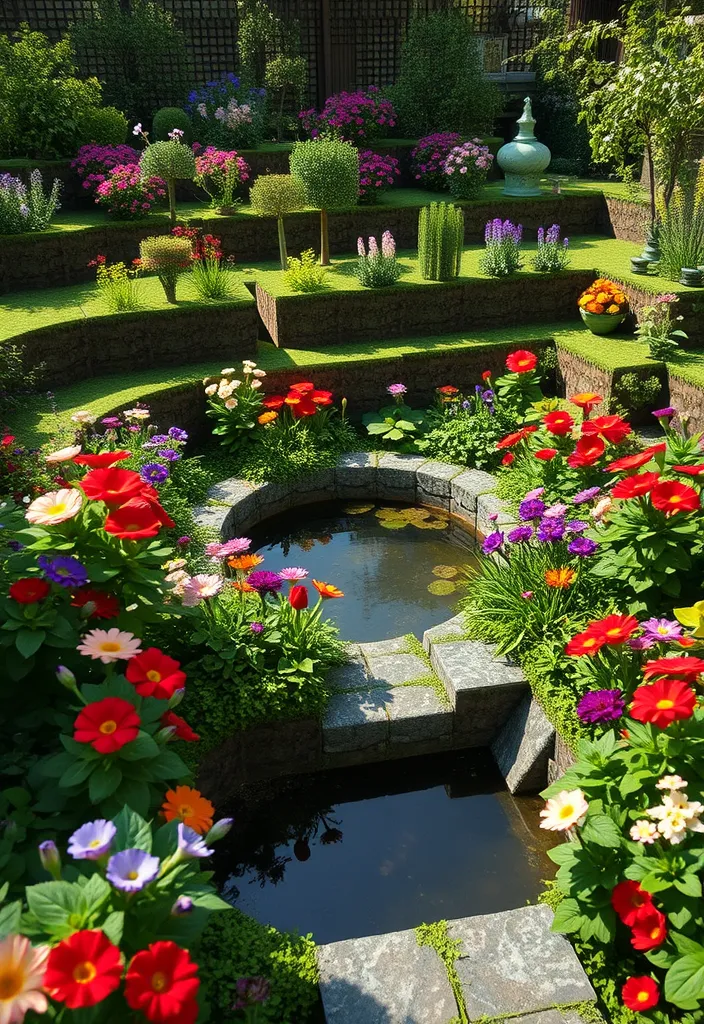 Minecraft Bed Builds Ideas: The Secret Garden Bed