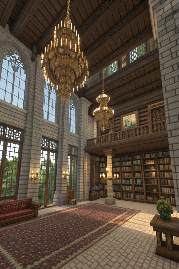 Minecraft Interior Ideas: Elegant Victorian Retreat