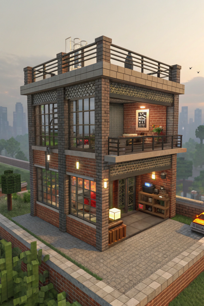 Minecraft Modern House Ideas: Urban Loft