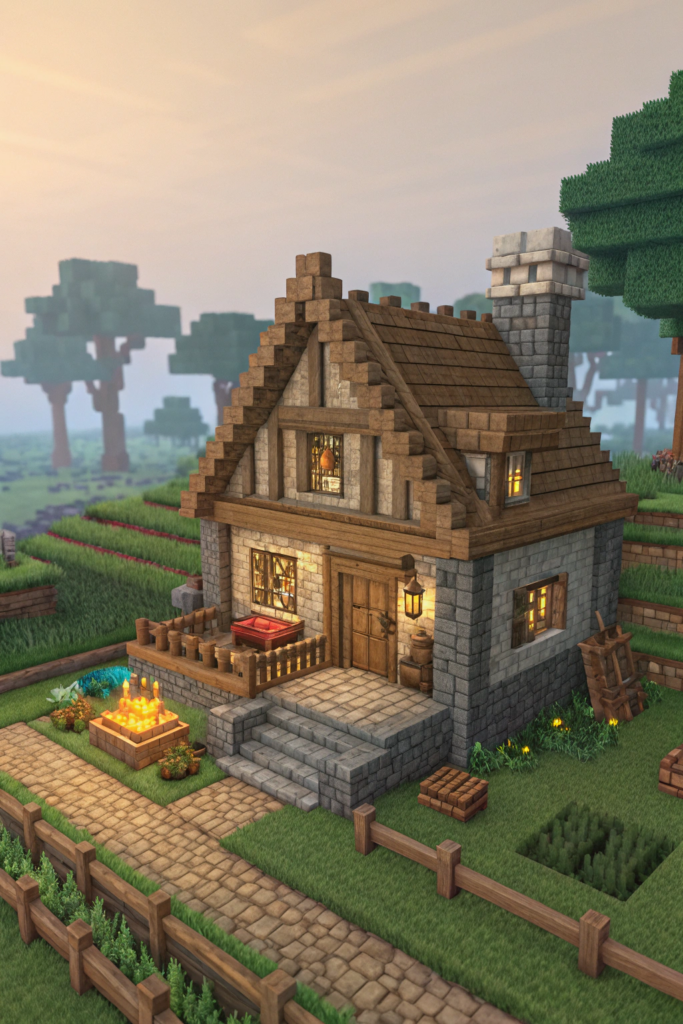 Minecraft Viking House Ideas: The Cozy Cottage