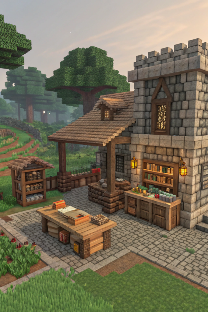 Minecraft Viking House Ideas: The Artisan Workshop