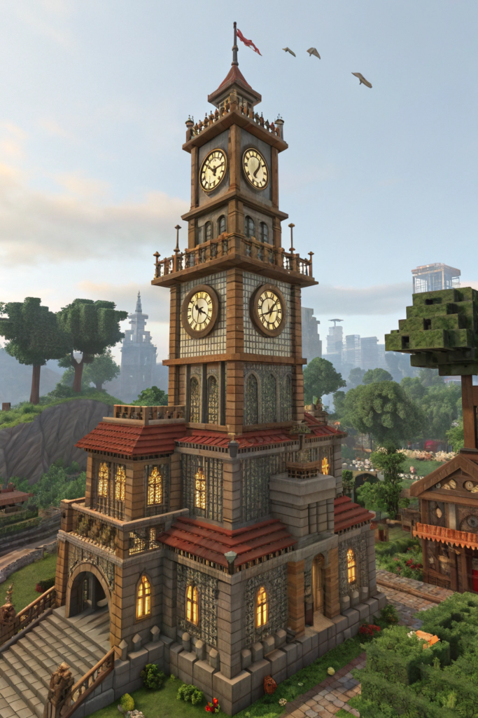 Minecraft Steampunk Ideas: Mechanical Steampunk Zoo