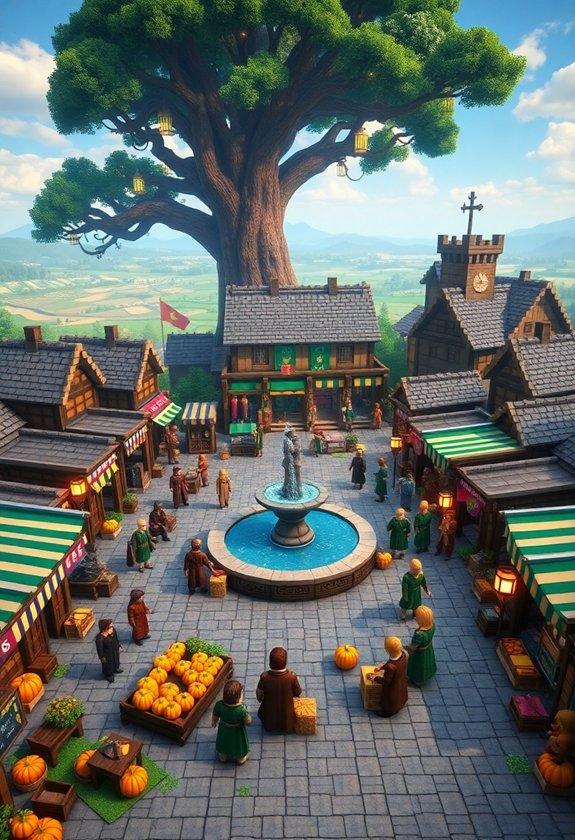 Medieval Village Market