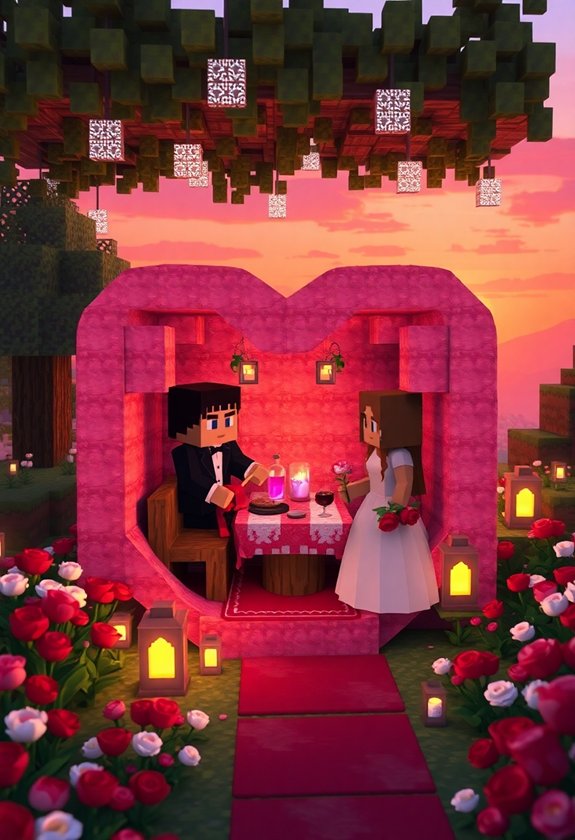 Valentine Minecraft Box Ideas: Romantic Box Builds