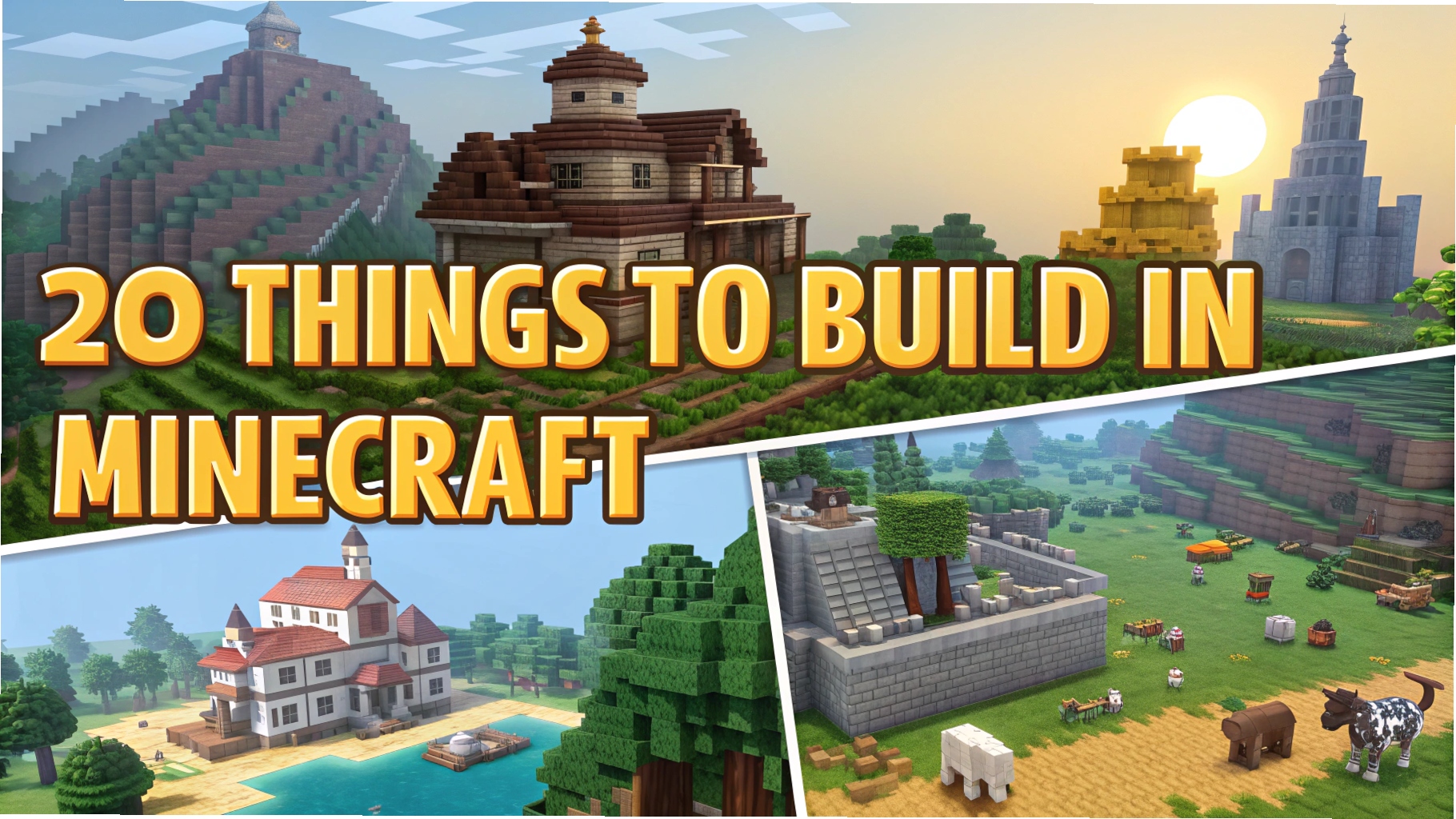 20 Things to Build in Minecraft
