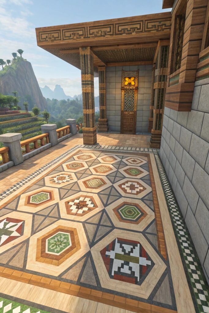 Geometric Floor Art