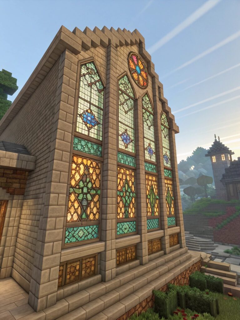 Minecraft Stained Glass Windows