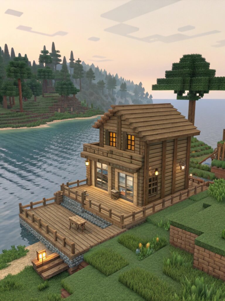 Simple Lake House Designs