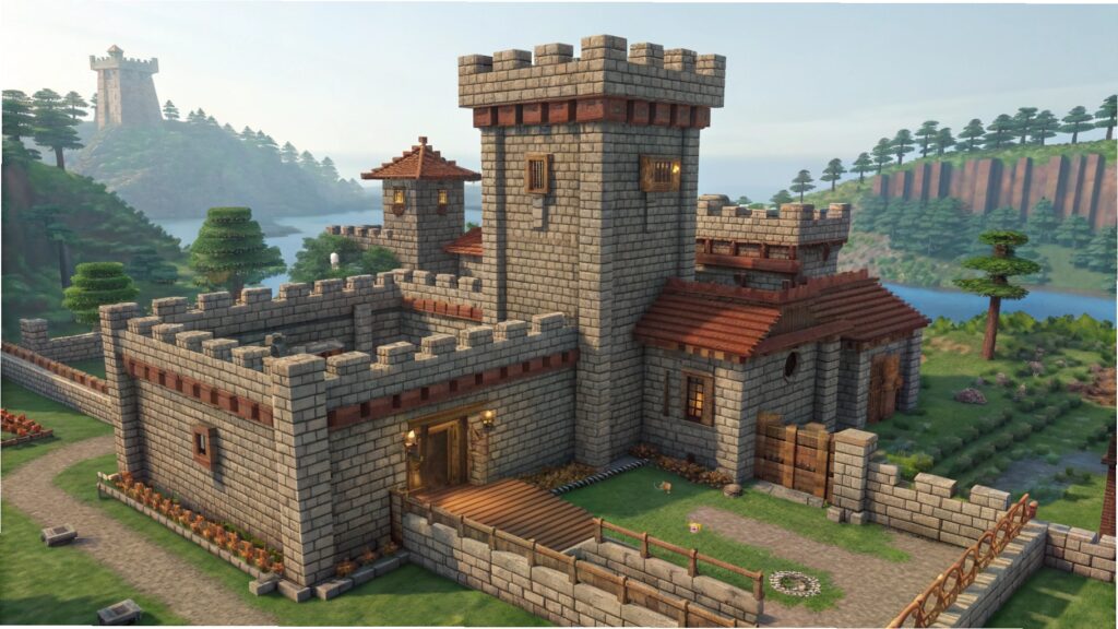 Minecraft Castle Builds: Medieval Fortress Builds