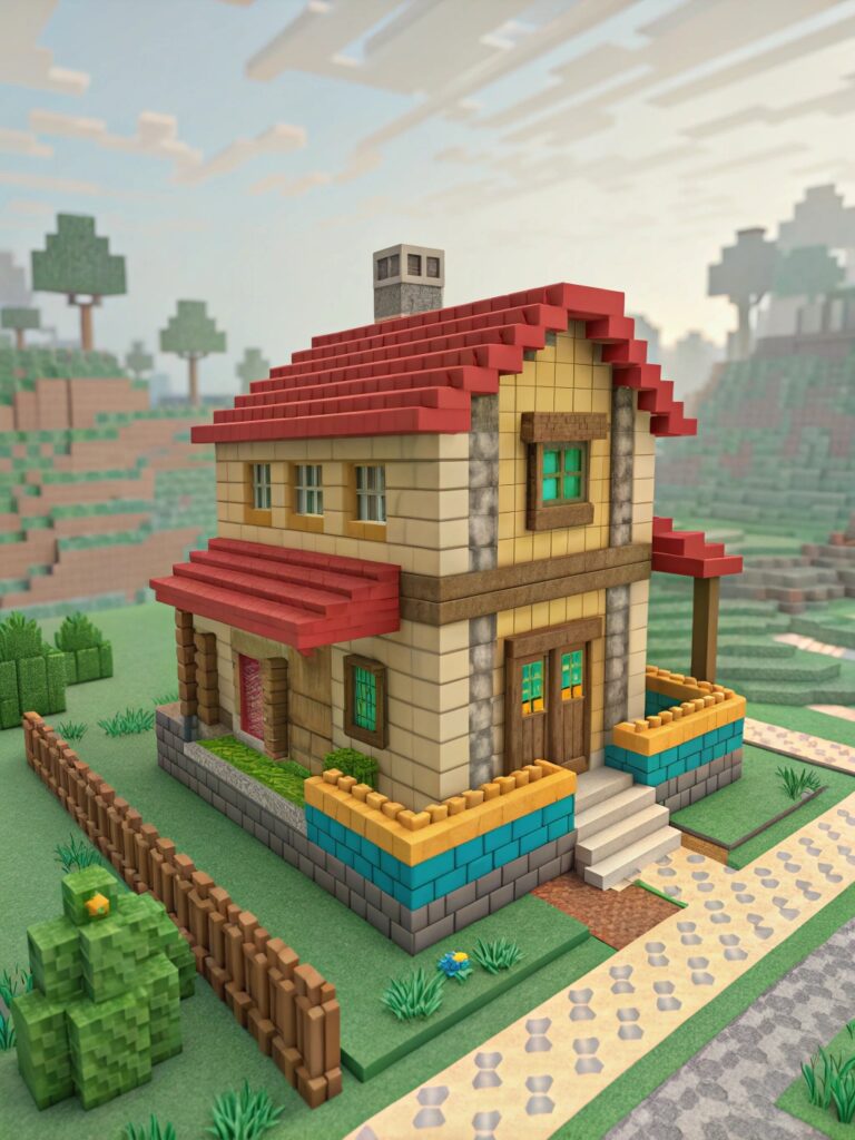 Minecraft House Interior Ideas : Choosing the Perfect Color Scheme