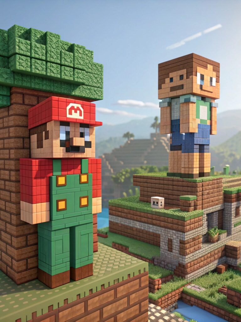 Minecraft Skins: Video Game Characters