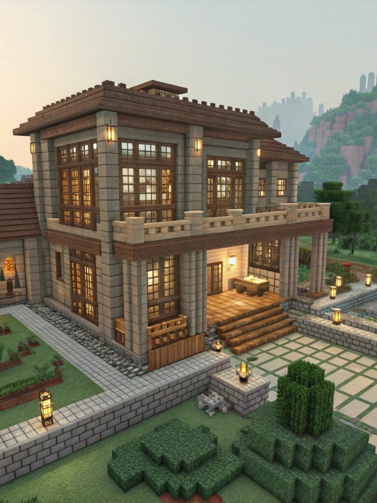 Minecraft House Layouts: Benefits of a 12-Block Wide Layout