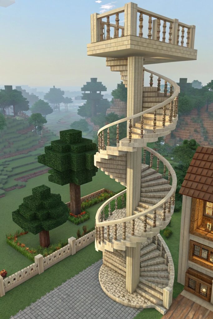 Spiral Staircase Pattern