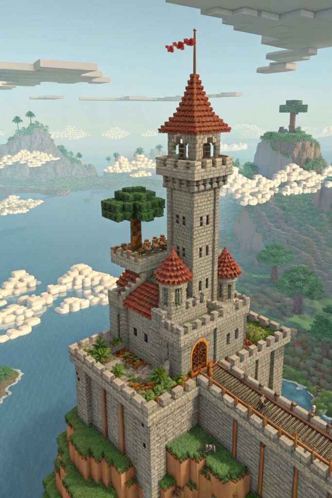 Minecraft Base Ideas:
Skybound Castles