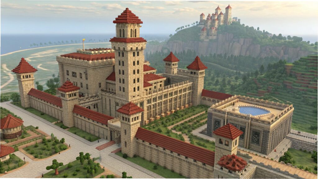 Minecraft Castle Builds: Grand Castle Complexes