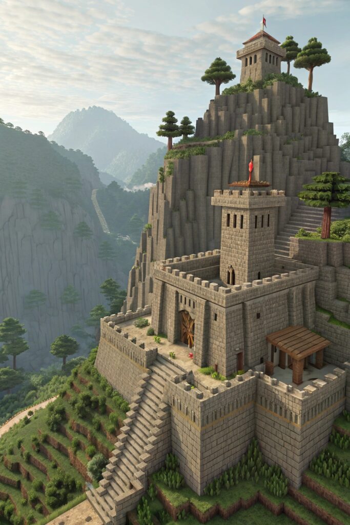 Minecraft Base Ideas: Mountain Fortress Concepts