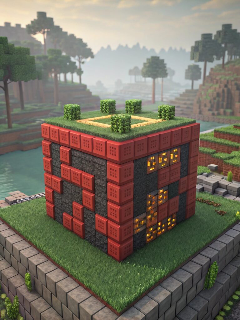 Minecraft Wallpaper Ideas:Nether And Overworld Patterns