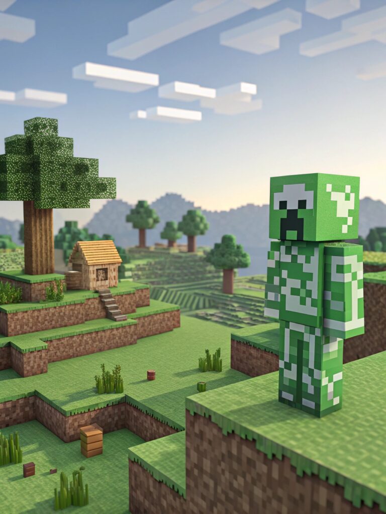 Minecraft Wallpaper Ideas:Minecraft Mob Character Art