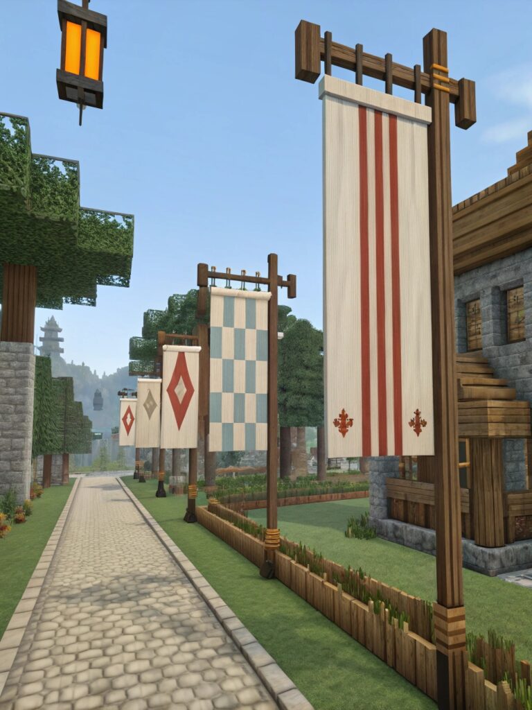 Minecraft Banner Designs: Minimalist Style Banners