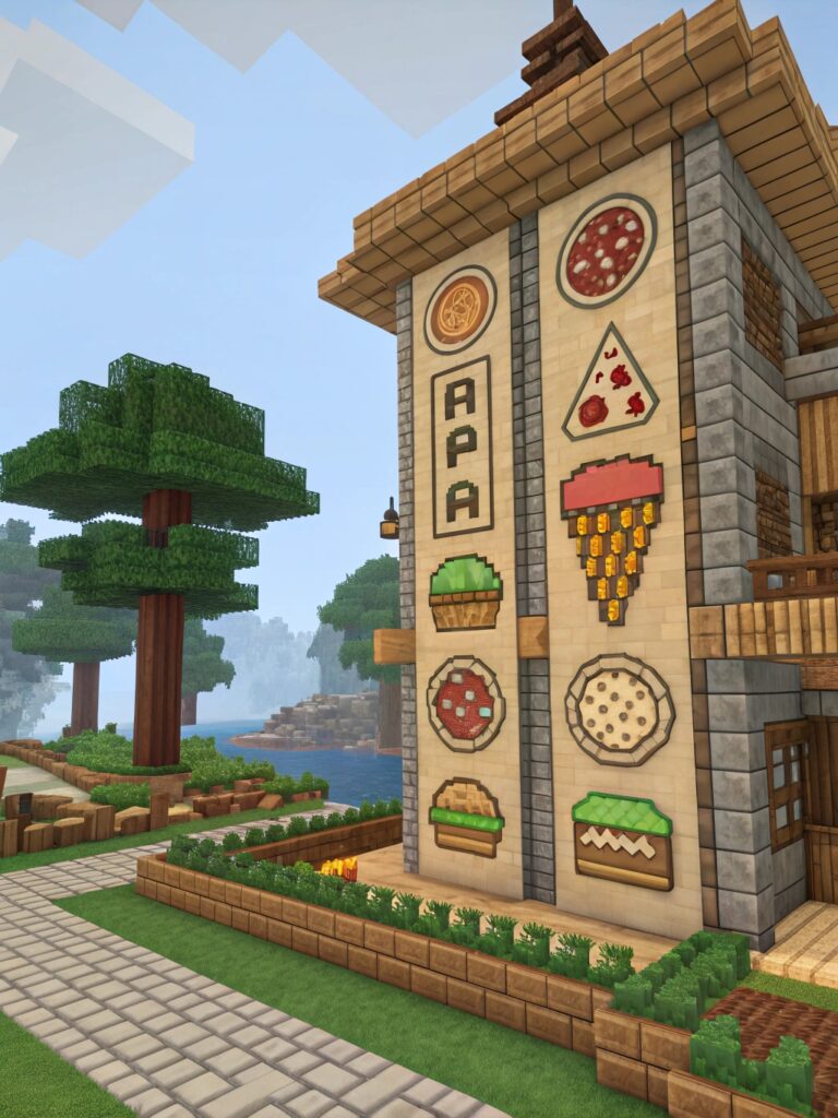 Minecraft Banner Designs: Food Themed Designs