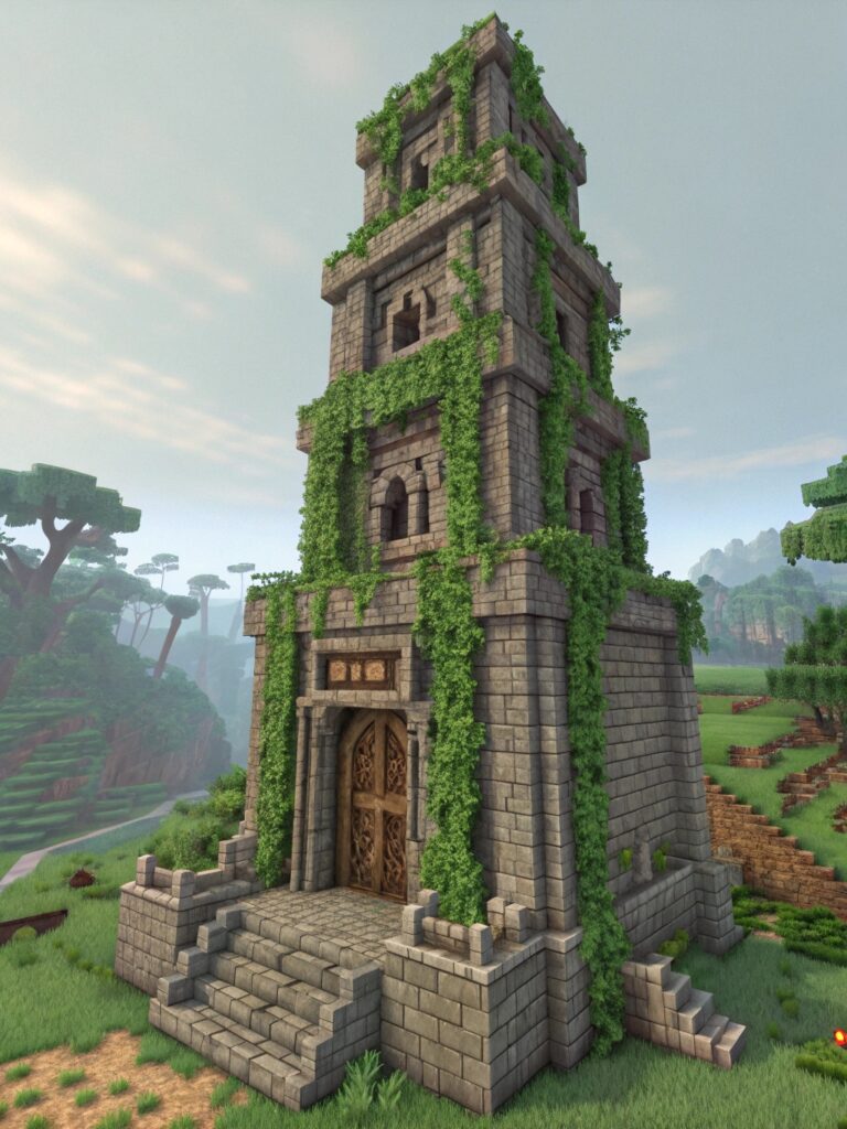 Minecraft Tower Designs : AncientRuinsTower