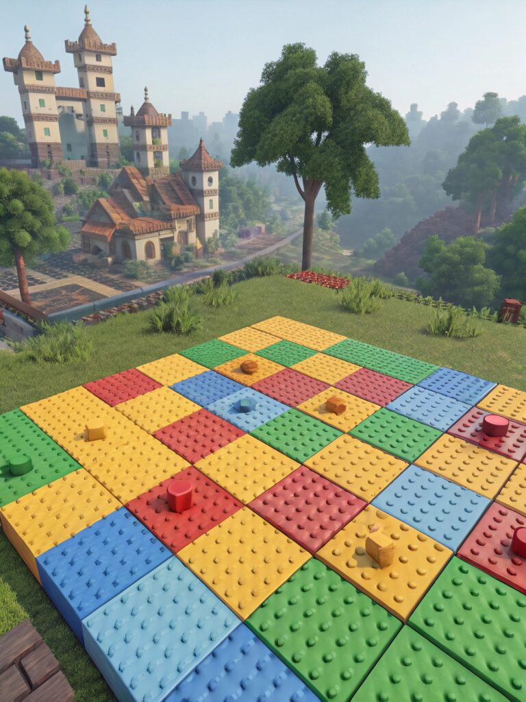 Minecraft Banner Designs: Colorful Checkerboard Patterns