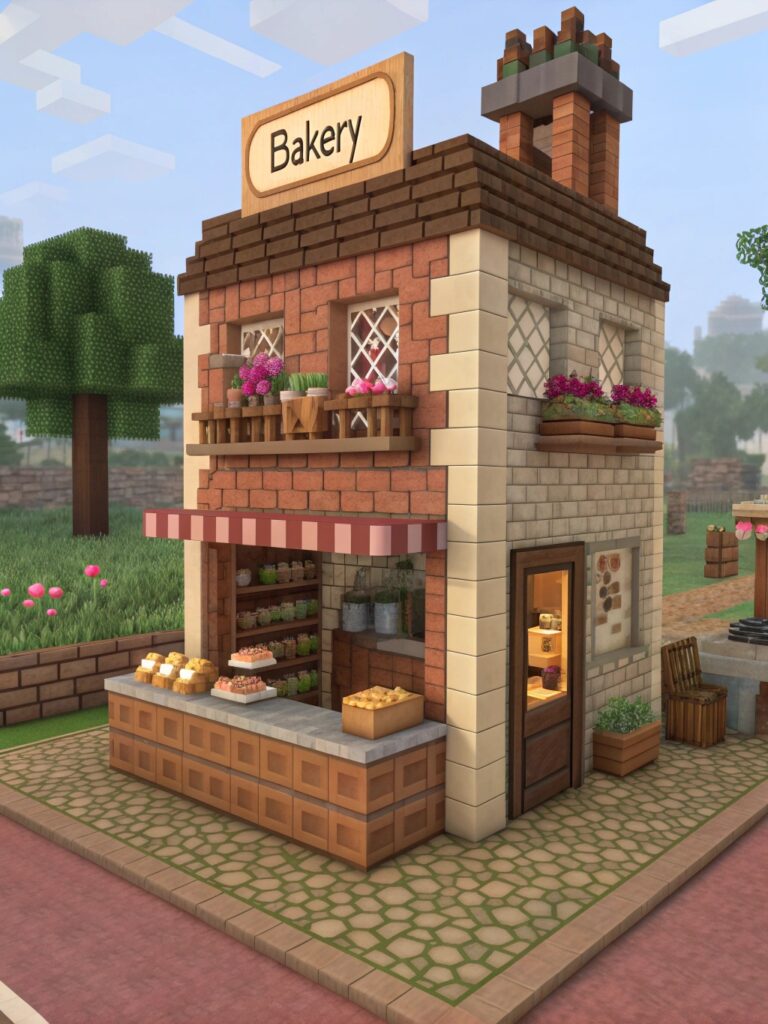 create a minecraft style build using only in game 2 6