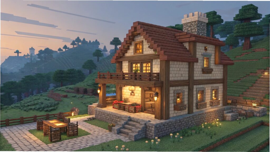 Minecraft Castle Builds: Cozy Castle Builds