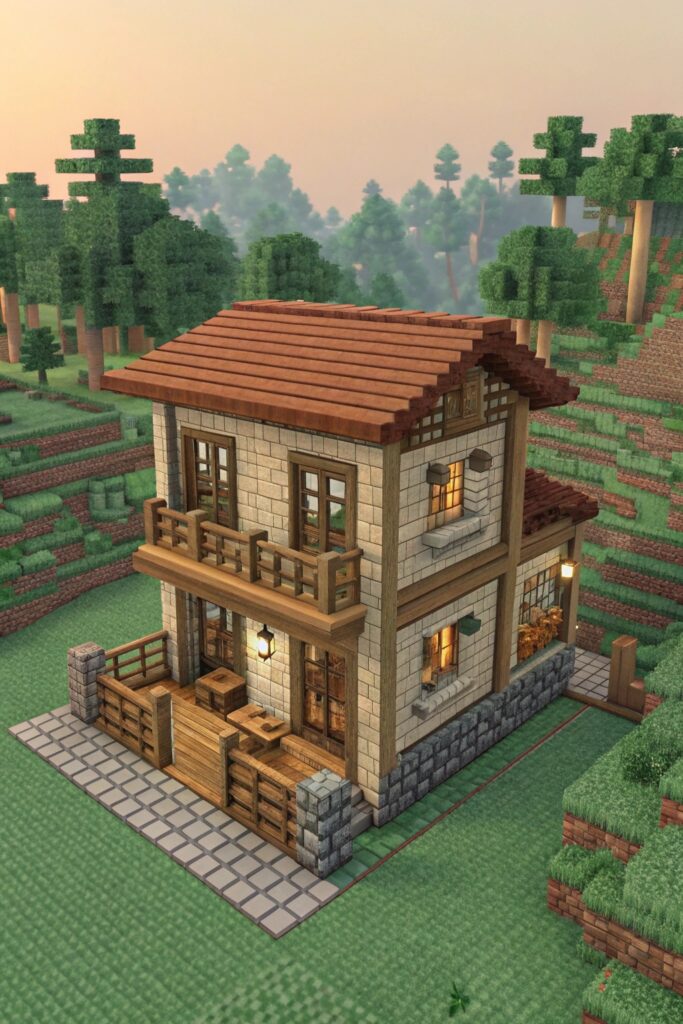 Pretty Minecraft Houses: Small House Concepts