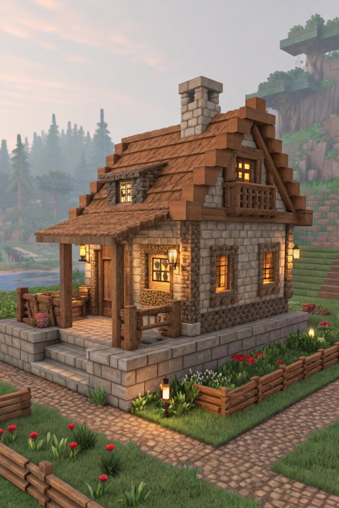 Minecraft Base Ideas:
Rustic Village Huts