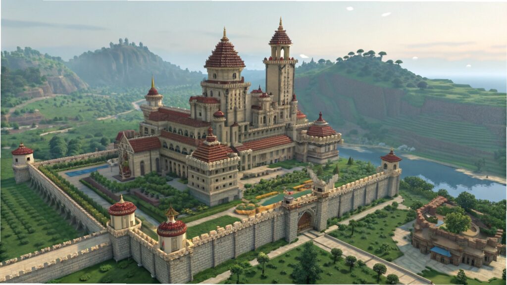 Minecraft Castle Builds: Sprawling Kingdom Designs