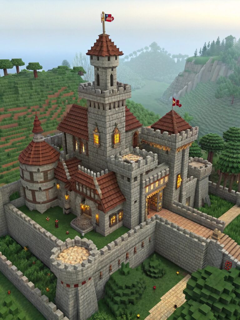 Minecraft Castle Blueprints: Unique Castle Features