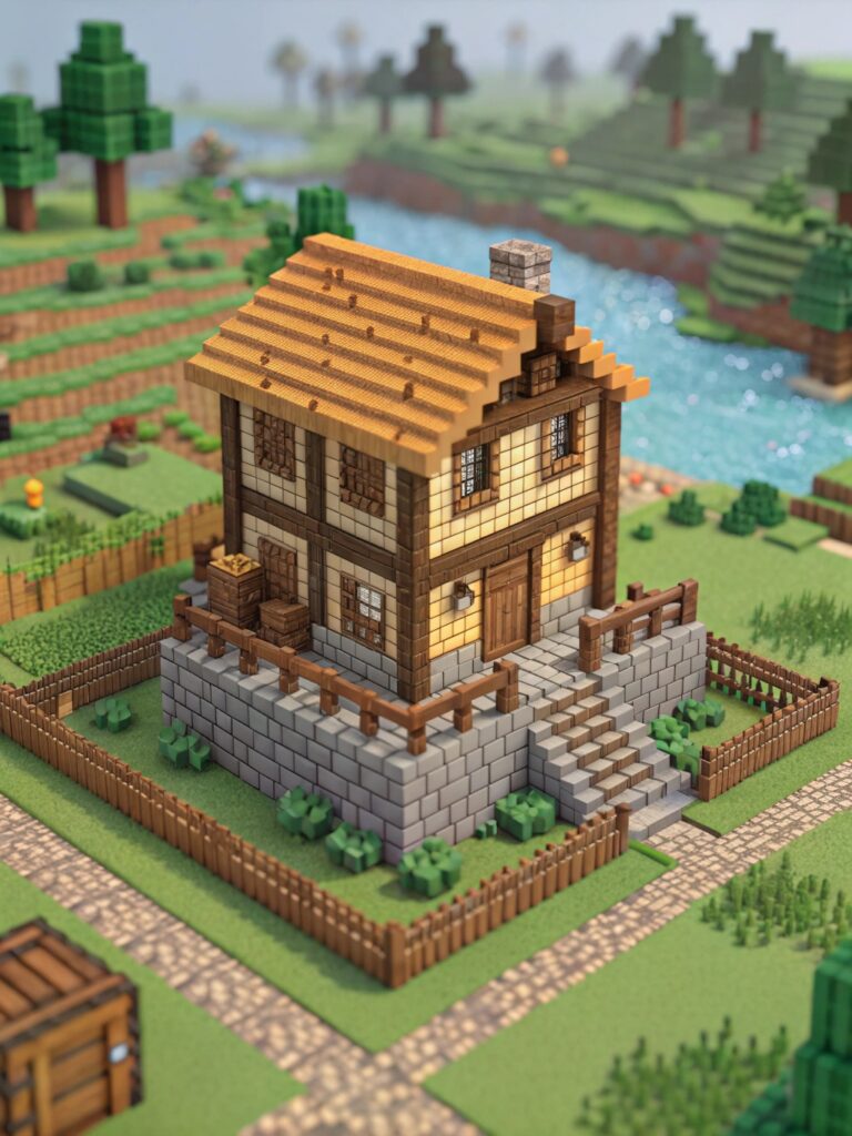 Minecraft House Layouts: Building Materials and Resources