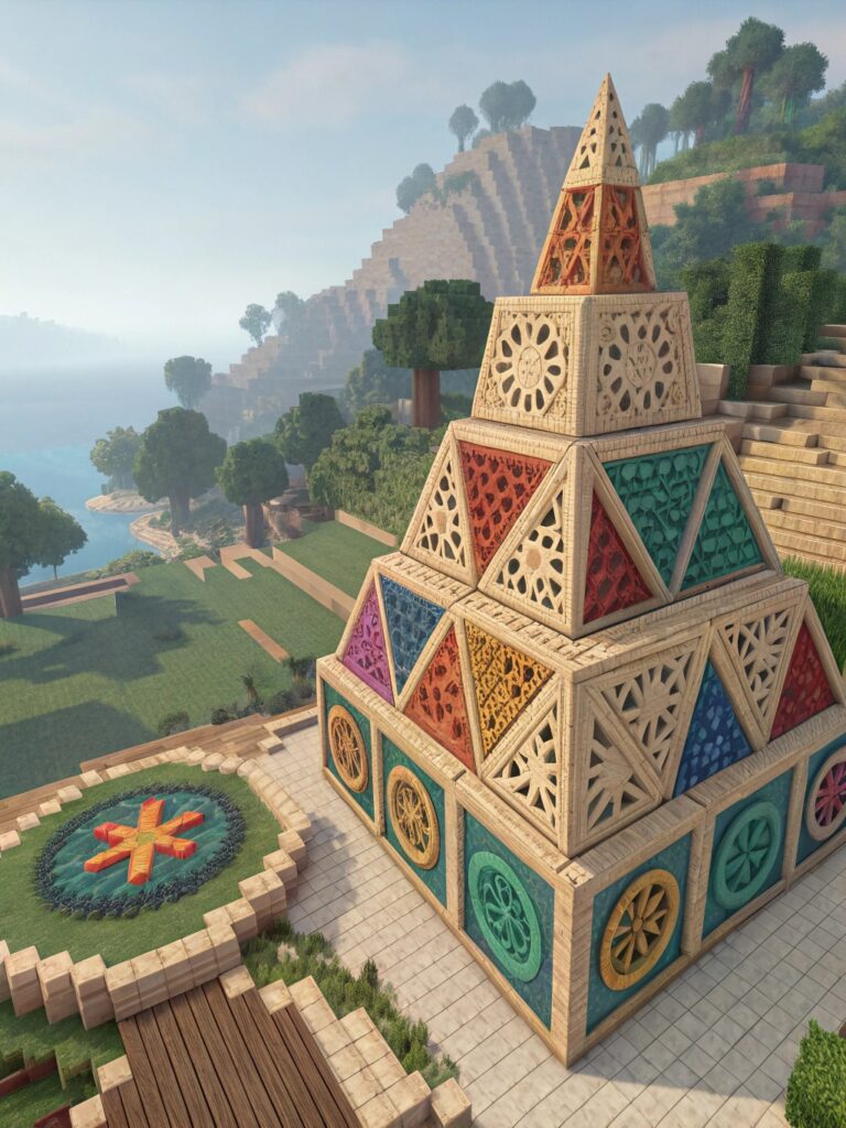 Minecraft Banner Designs: Geometric Shape Designs