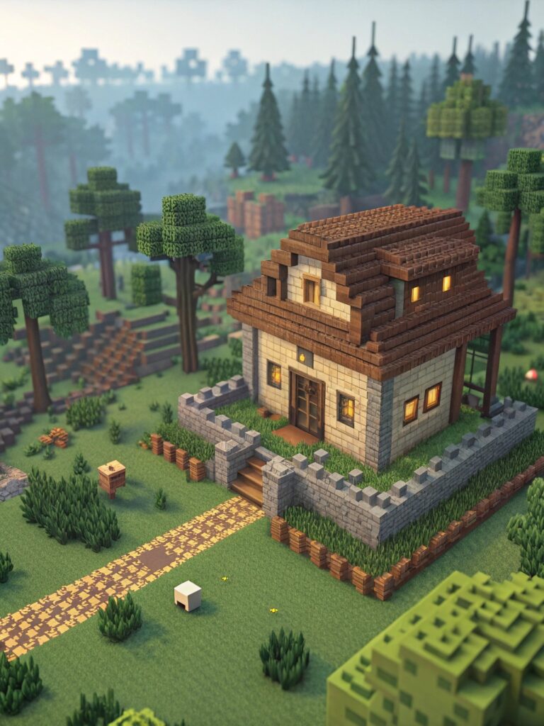 Minecraft Archway Designs: Rural Arch Designs