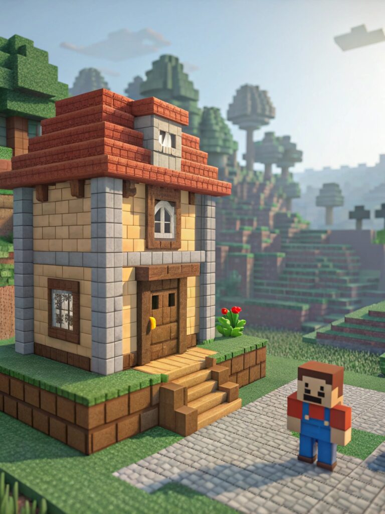 Minecraft Statue Ideas: 
 Pixel Art Creations