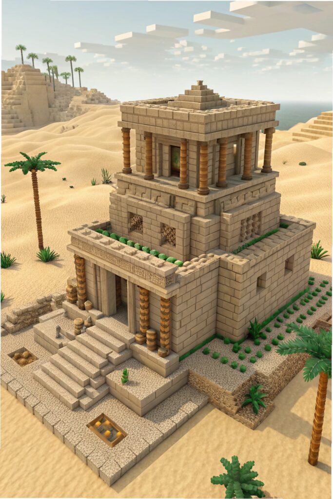 Things to Build in Minecraft: Desert Temple