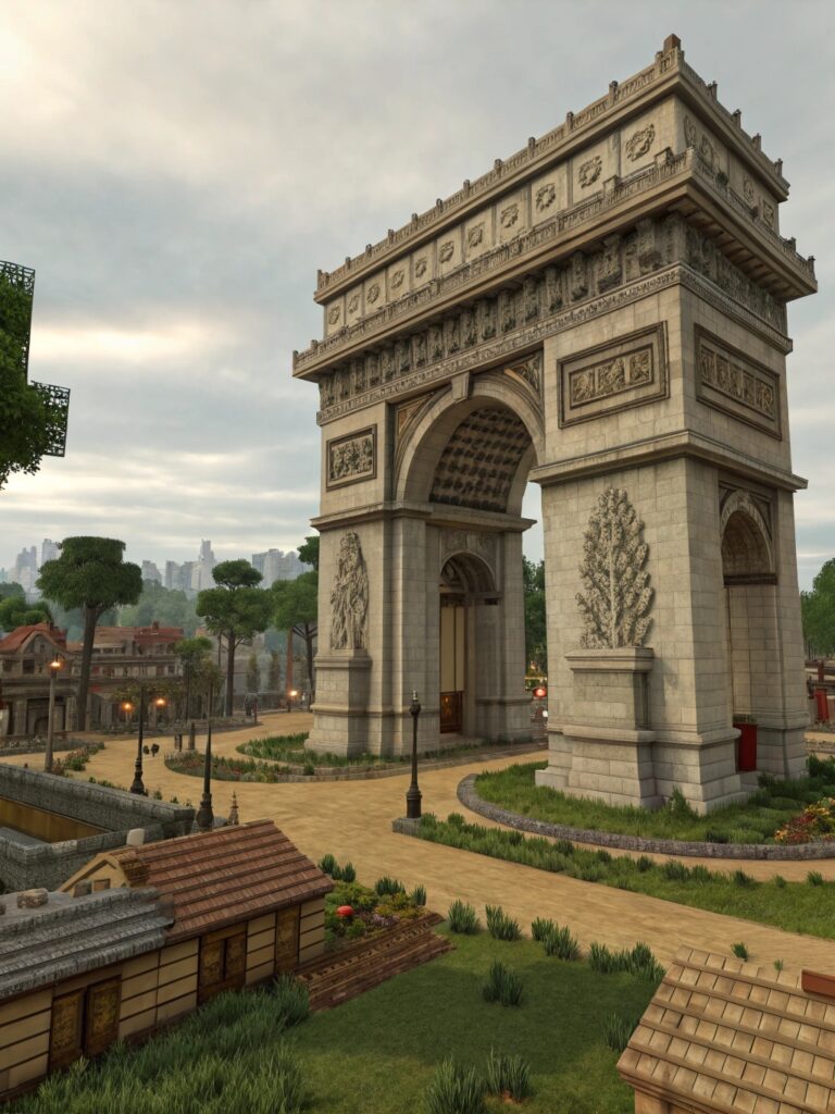 Minecraft Archway Designs: City Arch Ideas