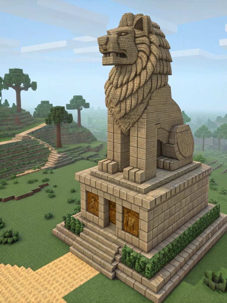Minecraft Statue Ideas: 
 Complex Figure Builds