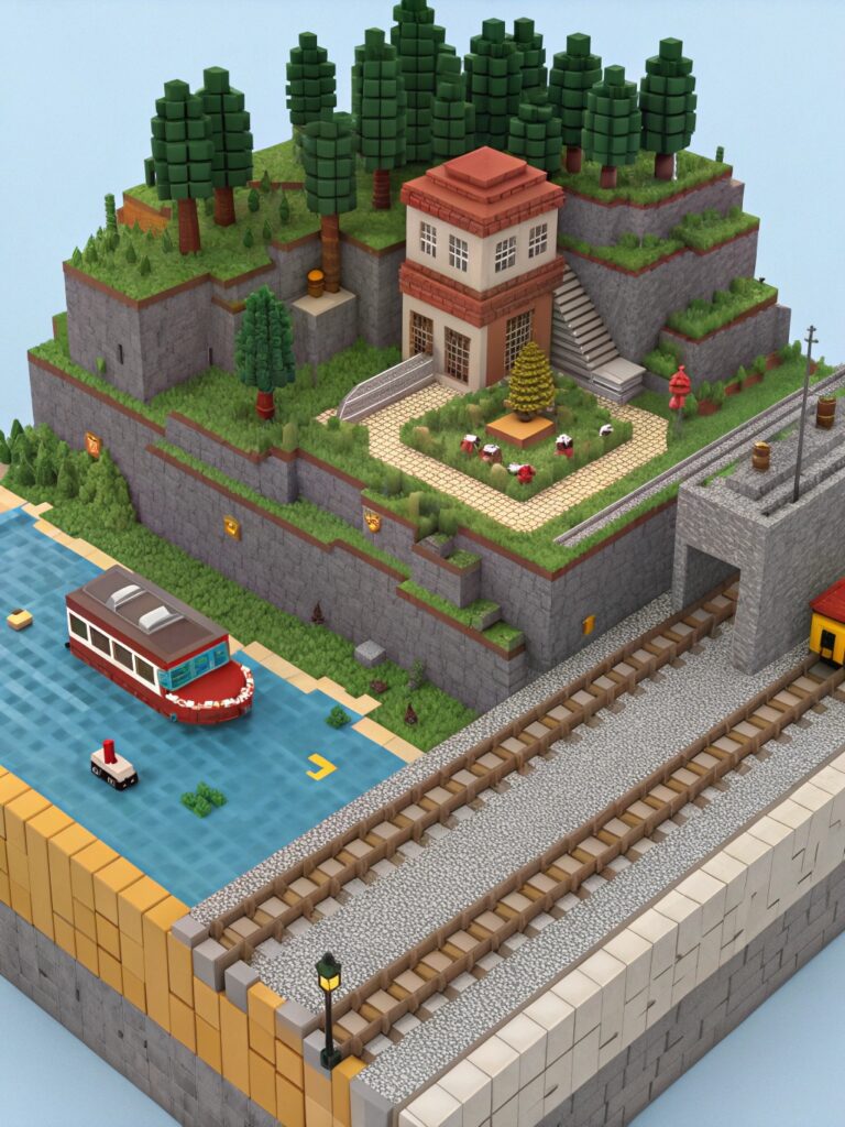 Minecraft Town Ideas : Establishing a Reliable Transportation System