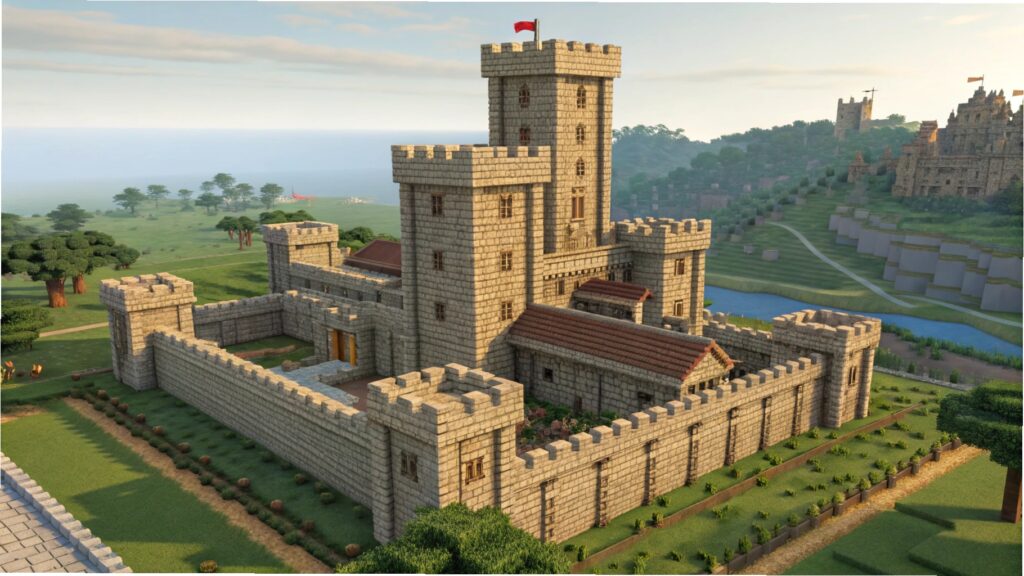 Minecraft Castle Builds: Traditional Castle Styles
