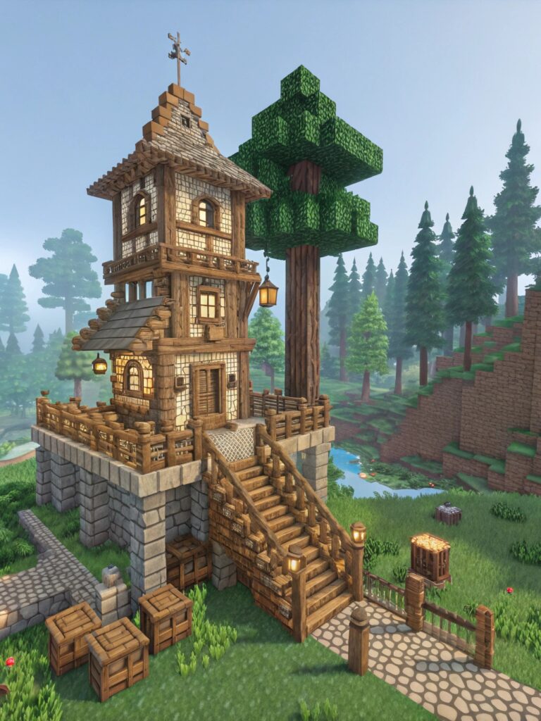 Minecraft Town Ideas : Designing a Unique and Quirky Theme Town